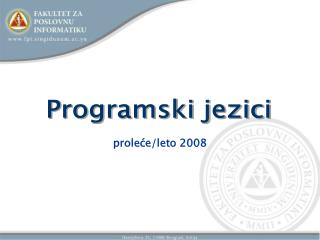 proleće/leto 2008