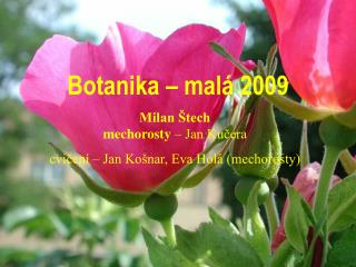 Botanika – malá 2009