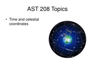 AST 208 Topics