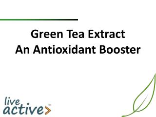 Green Tea Extract An Antioxidant Booster