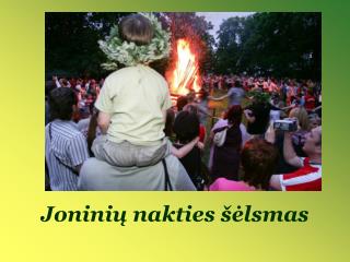 Joninių nakties šėlsmas