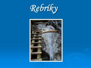 Rebríky