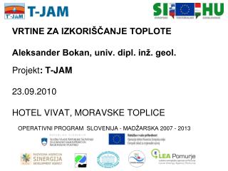 VRTINE ZA IZKORIŠČANJE TOPLOTE Aleksander Bokan, univ. dipl. inž. geol.