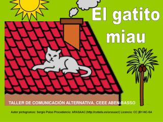 El gatito miau