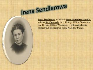 Irena Sendlerowa