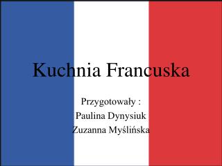 Kuchnia Francuska