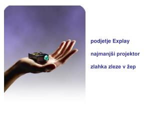 podjetje Explay najmanjši projektor zlahka zleze v žep