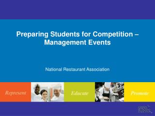 Preparing Students for Competition – Management Events