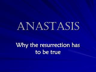 ANASTASIS