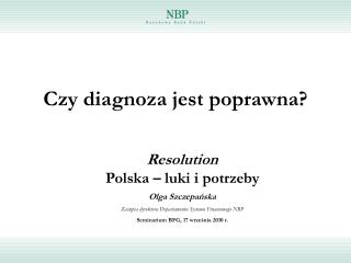 Czy diagnoza jest poprawna?