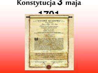Konstytucja 3 maja 1791
