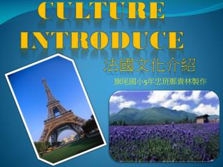 Culture IntRoduce 法國文化介紹