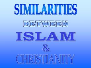 SIMILARITIES