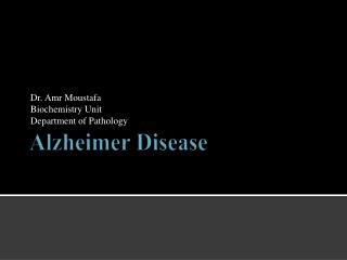 Alzheimer Disease