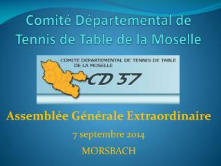 Comité Départemental de Tennis de Table de la Moselle