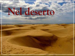 Nel deserto