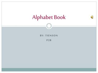 Alphabet Book