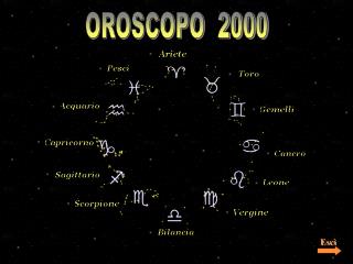 OROSCOPO 2000