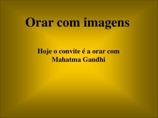 Orar com imagens