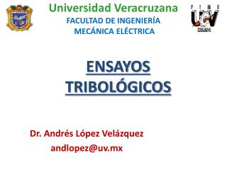 Universidad Veracruzana FACULTAD DE INGENIERÍA MECÁNICA ELÉCTRICA