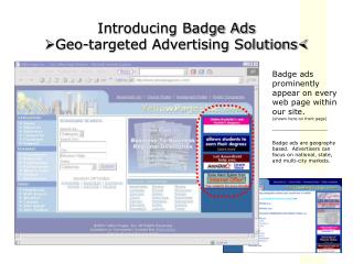 Introducing Badge Ads  Geo-targeted Advertising Solutions 