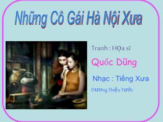 Những Cô Gái Hà Nội Xưa