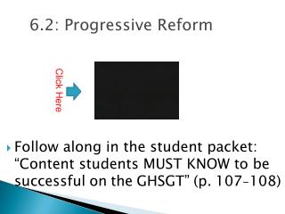 6.2: Progressive Reform