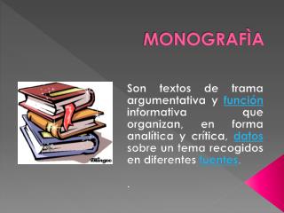 MONOGRAFÌA