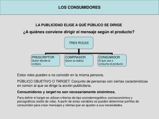 LOS CONSUMIDORES