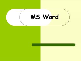 MS Word