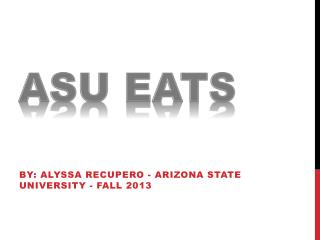 ASU Eats