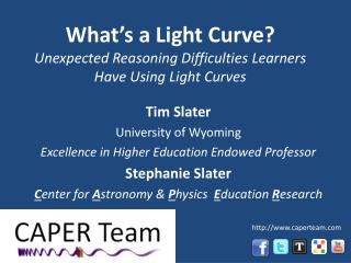 What’s a Light Curve? Unexpected Reasoning Difficulties Learners Have Using Light Curves