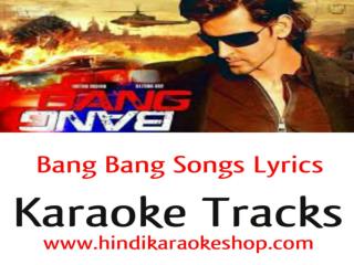 Bang Bang Songs Hindi Karaoke with Lyrics