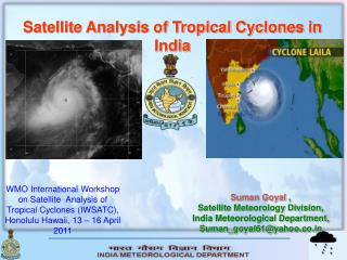 Satellite Analysis of Tropical Cyclones in India