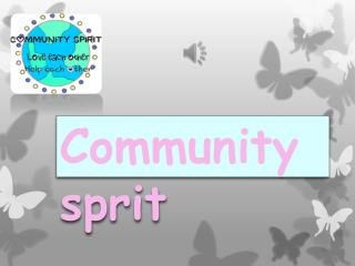 Community sprit