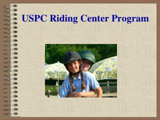 USPC Riding Center Program