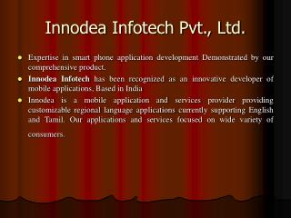 Innodea Infotech Pvt., Ltd.