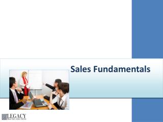 Sales Fundamentals