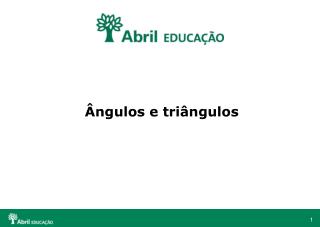 Ângulos e triângulos