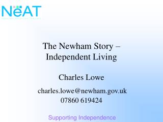 The Newham Story – Independent Living