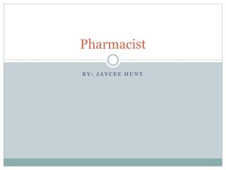 Pharmacist