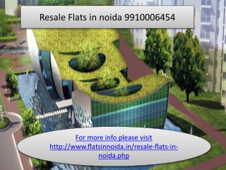 resale flats in noida 9910006454