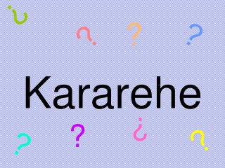 Kararehe