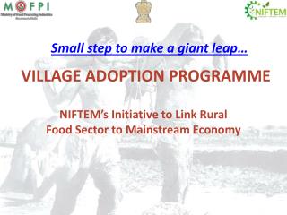 VILLAGE ADOPTION PROGRAMME