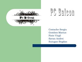 Costache Sergiu Gombos Marius Pinte Virgil Savan Andrei Suiugan Bogdan