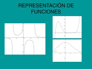 REPRESENTACIÓN DE FUNCIONES