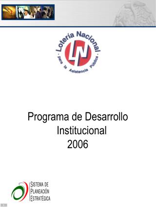 Programa de Desarrollo Institucional 2006