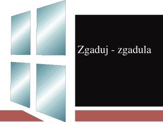 Zgaduj - zgadula