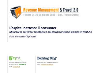 Il blog del Web Marketing turistico Web: bookingblog.it