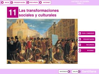Las transformaciones sociales y culturales